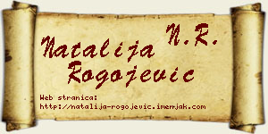 Natalija Rogojević vizit kartica